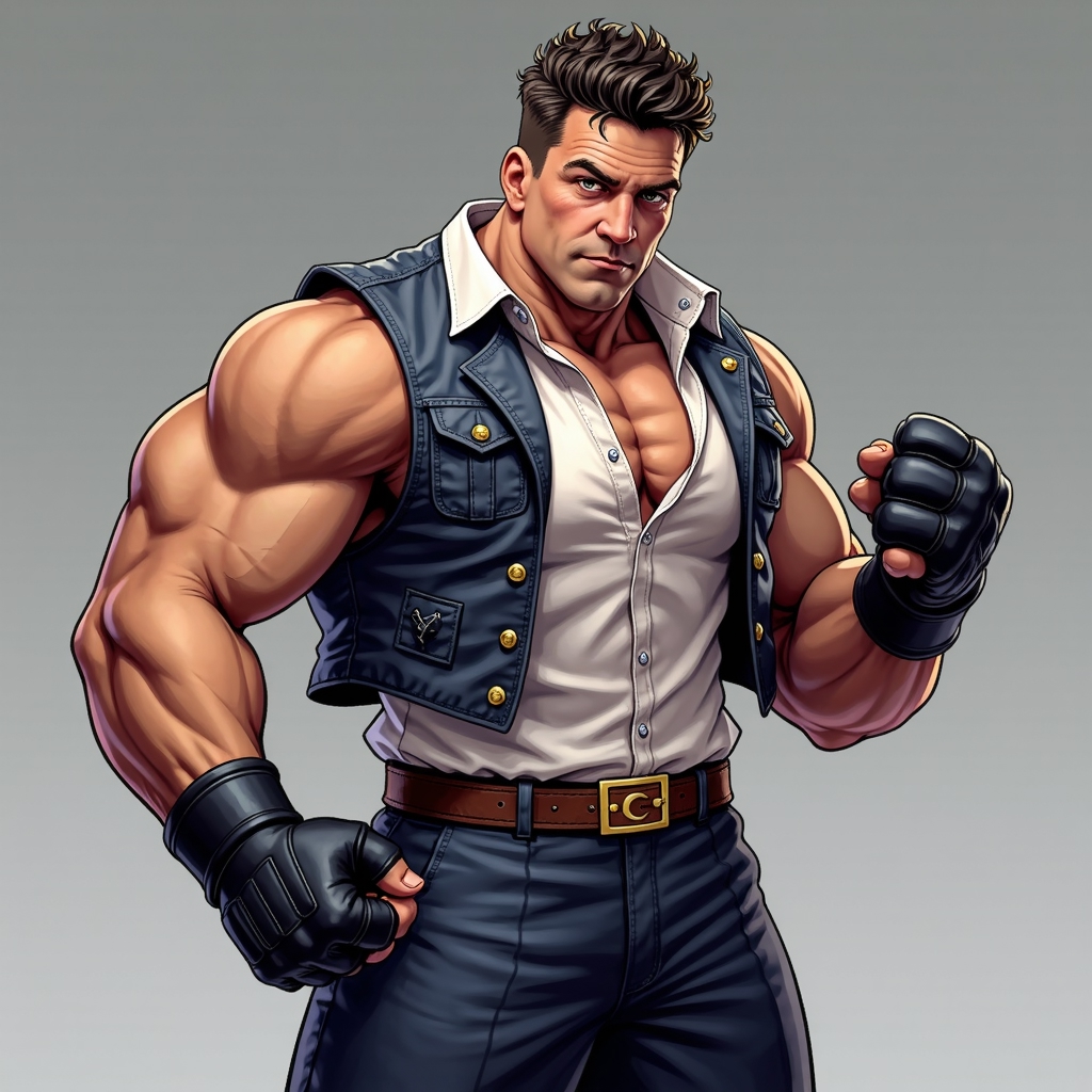 jon407 man as a playable character in a-FLUX TRAIN